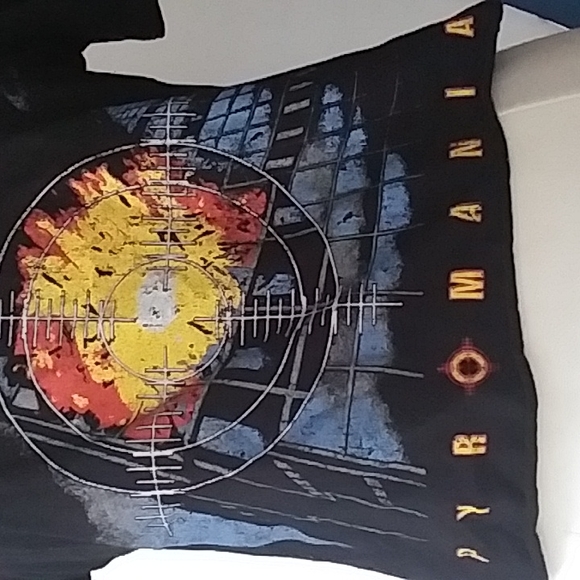 Def Leppard Pyromania T Shirt Cropped - Picture 6 of 9